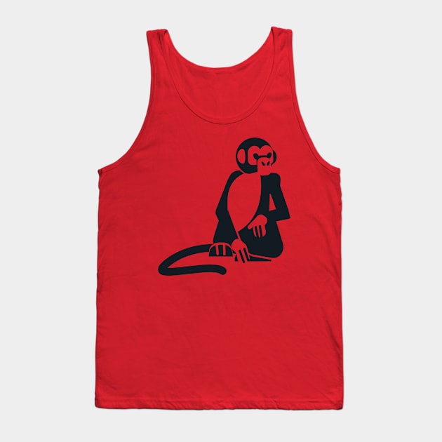 The monkey Tank Top by Imutobi